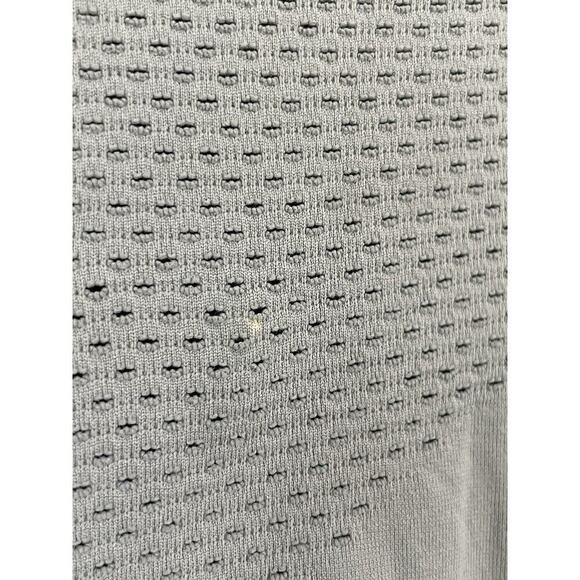 ATHLETA Foothill Tee Top Olive Green Laser Cut Wicking Short Sleeve Medium - Picture 8 of 9